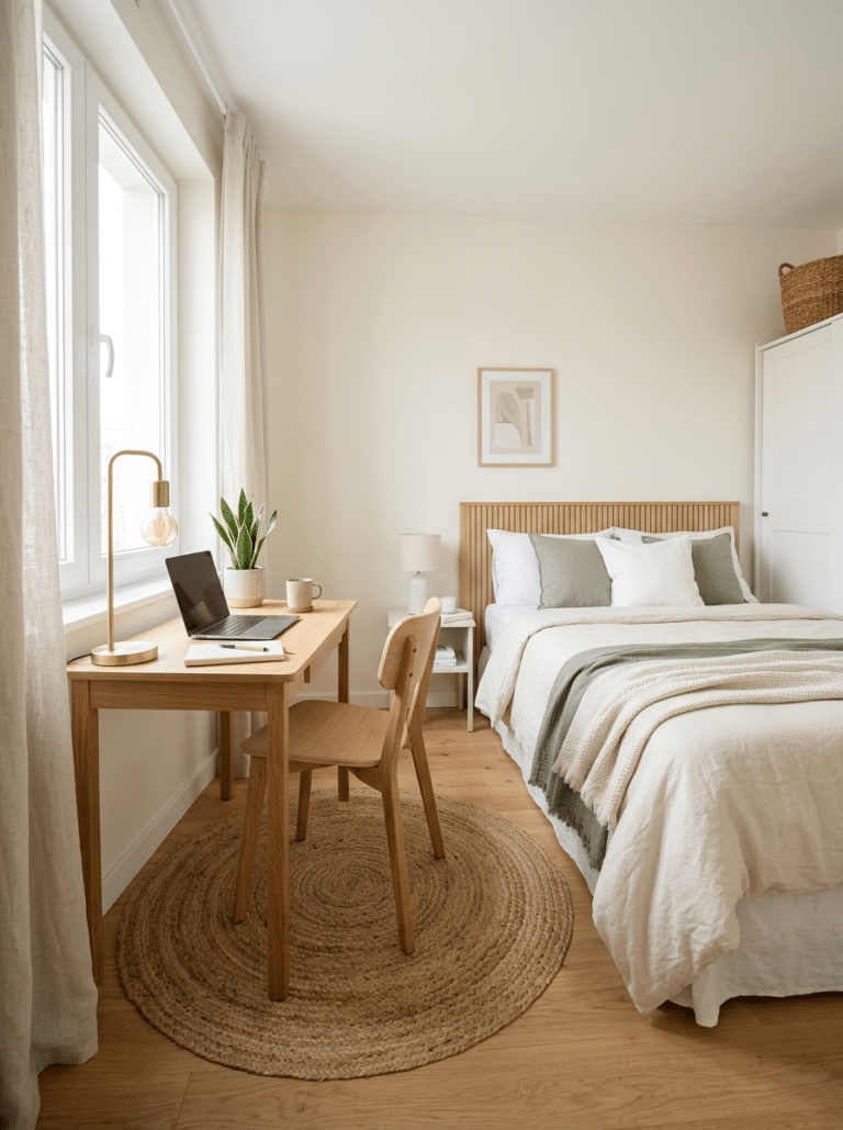 How Do You Style Bedroom Office Decor That Feels Calm and Works Hard?