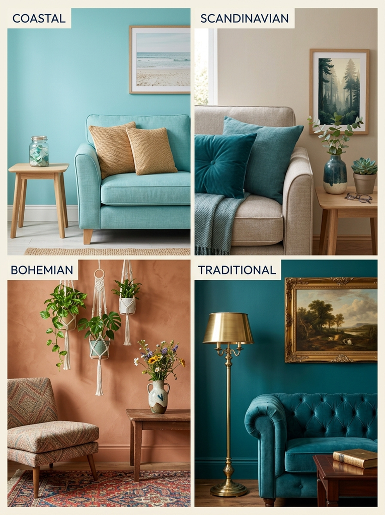How to Match Teal to Your Decor Style