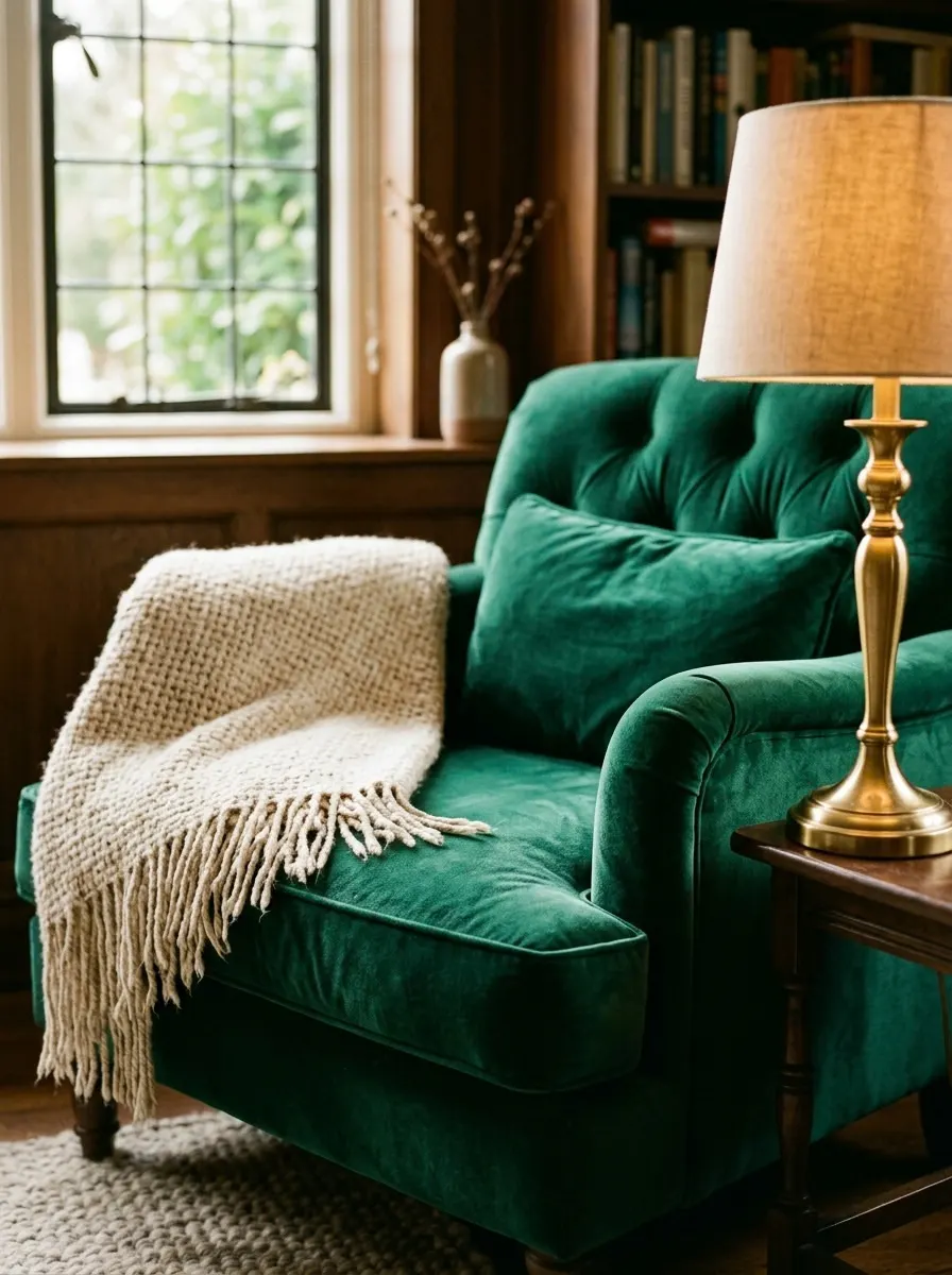 Emerald Green Living Room Decor: 25+ Ideas, Colour Pairings and Styling Tips