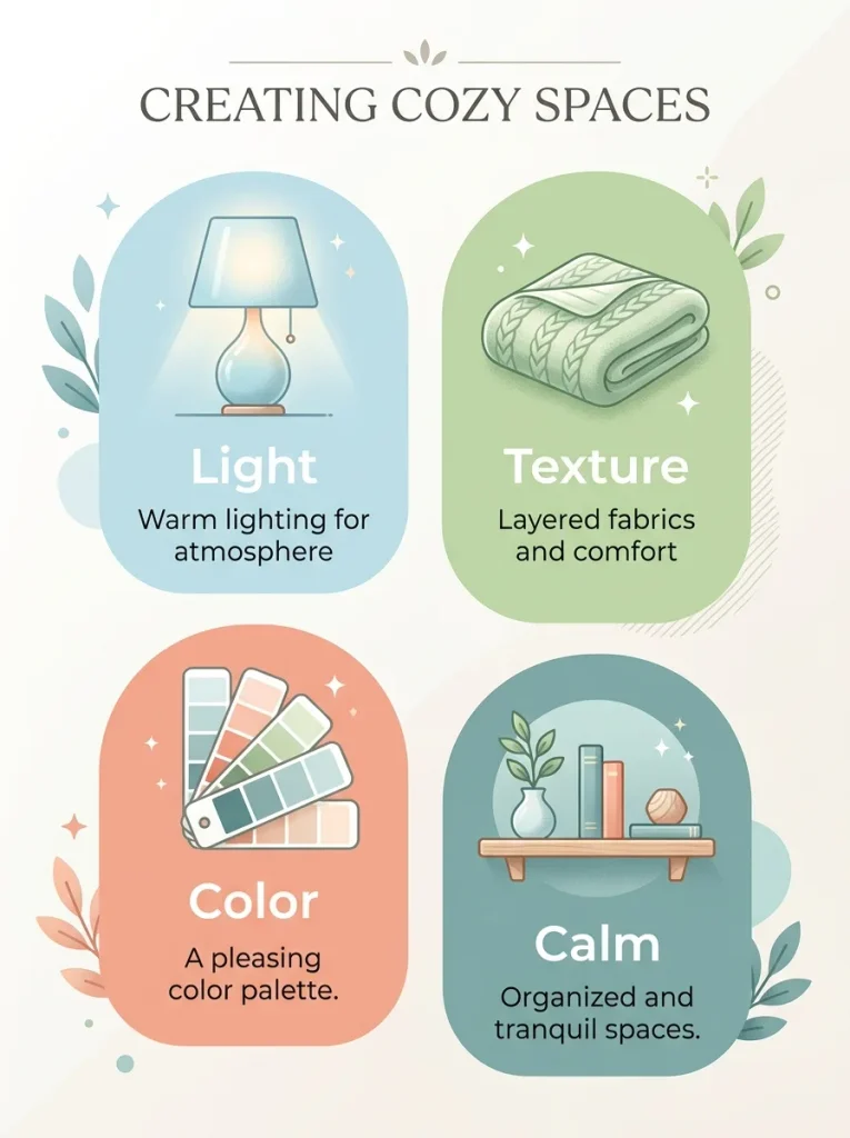Four elements that make a bedroom feel romantic.
