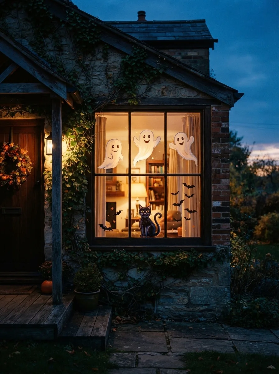Halloween Window Painting Ideas: 24 Spooky, Cute, and Easy Designs